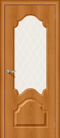 Изображение товара Межкомнатная дверь с ПВХ-пленкой Браво Скинни-33 Milano Vero остекленная