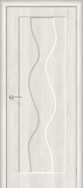 Изображение товара Межкомнатная дверь с ПВХ-пленкой Браво Вираж-1 casablanca глухая