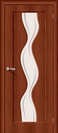 Изображение товара Межкомнатная дверь с ПВХ-пленкой Браво Вираж-2 Italiano Vero остекленная