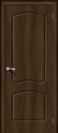 Изображение товара Межкомнатная дверь с ПВХ-пленкой Браво Альфа-1 Dark Barnwood глухая