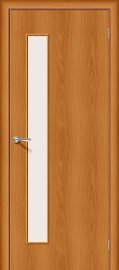 Изображение товара Строительная ламинированная дверь Браво Гост-3 Л-12 (МиланОрех) остекленная