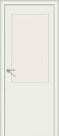 Изображение товара Строительная ламинированная дверь Браво Гост-13 Л-23 (Белый) остекленная