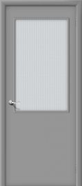 Изображение товара Межкомнатная ламинированная дверь Браво Гост ПО-2 Л-16 (Серый) остекленная