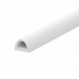 Изображение товара Уплотнитель самоклеящийся ADH/D-21x15mm, WHITE белый 50m
