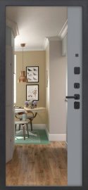 Дополнительное изображение товара Входная дверь Luxor 3KL-1101 ФЛ3-23 Velutto Grigio
