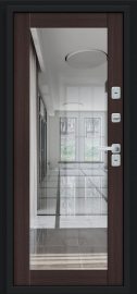 Дополнительное изображение товара Входная дверь Браво Флэш Декор Букле черное/Wenge Veralinga