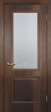 Изображение товара Межкомнатная дверь с эко шпоном Мариам Верона-1 Дуб сан-томе остекленная