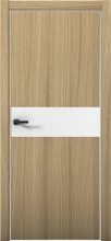 Изображение товара Межкомнатная дверь с экошпоном Aurum Doors Плутоний Pu 5 Дуб Светлый Al White Аляска