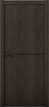 Изображение товара Межкомнатная дверь с экошпоном Aurum Doors Плутоний Pu 2 Дуб Темный Black Edition