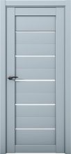 Изображение товара Межкомнатная дверь с экошпоном Aurum Doors Кобальт Co 1 Deep Blue Белый лакобель