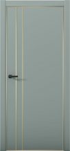 Изображение товара Межкомнатная дверь с экошпоном Aurum Doors Паладий Pd 4 Deep Green Gold Edition