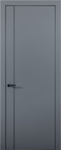Изображение товара Межкомнатная дверь с экошпоном Aurum Doors Палладий Pd 10 Антрацит Black Edition