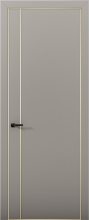 Изображение товара Межкомнатная дверь с экошпоном Aurum Doors Палладий Pd 10 Варм грей Gold Edition