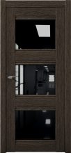 Изображение товара Межкомнатная дверь с экошпоном Aurum Doors Кобальт Co 24 Дуб Темный Черный лакобель