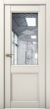 Изображение товара Межкомнатная дверь с экошпоном Aurum Doors Кобальт Co 33 Магнолия Прозрачное зеркало