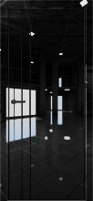 Изображение товара Межкомнатная дверь с экошпоном Aurum Doors Платина Pt 4 Crystall Black Black Edition