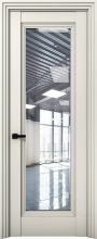 Изображение товара Межкомнатная дверь с экошпоном Aurum Doors Кобальт Co 38 Магнолия Прозрачное стекло