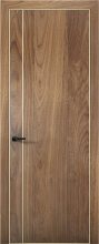 Изображение товара Межкомнатная дверь с экошпоном Aurum Doors Плутоний Pu 10 Орех Пекан Gold Edition