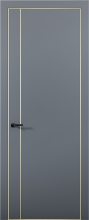 Изображение товара Межкомнатная дверь с экошпоном Aurum Doors Палладий Pd 10 Антрацит Gold Edition
