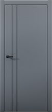 Изображение товара Межкомнатная дверь с экошпоном Aurum Doors Паладий Pd 4 Антрацит Black Edition