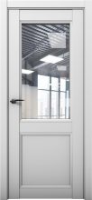 Изображение товара Межкомнатная дверь с экошпоном Aurum Doors Кобальт Co 33 Манхэттен Прозрачное стекло
