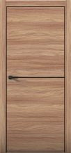 Изображение товара Межкомнатная дверь с экошпоном Aurum Doors Плутоний Pu 2 Дуб Натуральный Black Edition