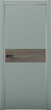 Изображение товара Межкомнатная дверь с экошпоном Aurum Doors Паладий Pd 5 Deep Green Gold Edition Дуб Миндаль