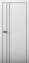 Изображение товара Межкомнатная дверь с экошпоном Aurum Doors Паладий Pd 4 Манхэттен Black Edition