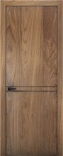 Изображение товара Межкомнатная дверь с экошпоном Aurum Doors Плутоний Pu 9 Орех Пекан Black Edition