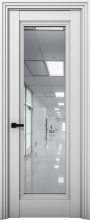Изображение товара Межкомнатная дверь с экошпоном Aurum Doors Кобальт Co 38 Манхэттен Зеркало