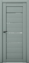 Изображение товара Межкомнатная дверь с экошпоном Aurum Doors Кобальт Co 1 Deep Green Зеркало
