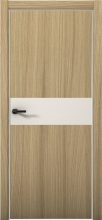 Изображение товара Межкомнатная дверь с экошпоном Aurum Doors Плутоний Pu 5 Дуб Светлый Al White Магнолия
