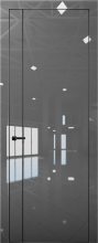 Изображение товара Межкомнатная дверь с экошпоном Aurum Doors Платина Pt 10 Crystall Gray Black Edition