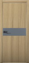 Изображение товара Межкомнатная дверь с экошпоном Aurum Doors Плутоний Pu 5 Дуб Светлый Gold Edition Антрацит