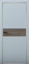 Изображение товара Межкомнатная дверь с экошпоном Aurum Doors Паладий Pd 5 Deep Blue Gold Edition Дуб Миндаль