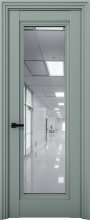 Изображение товара Межкомнатная дверь с экошпоном Aurum Doors Кобальт Co 38 Deep Green Зеркало