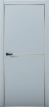 Изображение товара Межкомнатная дверь с экошпоном Aurum Doors Паладий Pd 2 Deep Blue Gold Edition