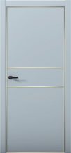 Изображение товара Межкомнатная дверь с экошпоном Aurum Doors Паладий Pd 3 Deep Blue Gold Edition