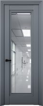 Изображение товара Межкомнатная дверь с экошпоном Aurum Doors Кобальт Co 38 Антрацит Зеркало
