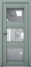 Изображение товара Межкомнатная дверь с экошпоном Aurum Doors Кобальт Co 24 Deep Green Зеркало