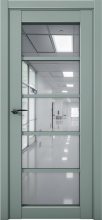 Изображение товара Межкомнатная дверь с экошпоном Aurum Doors Кобальт Co 23 Deep Green Зеркало