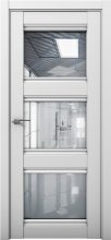 Изображение товара Межкомнатная дверь с экошпоном Aurum Doors Кобальт Co 24 Манхэттен Прозрачное зеркало