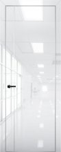Изображение товара Межкомнатная дверь с экошпоном Aurum Doors Платина Pt 10 Crystall White Анодированная кромка Al