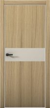 Изображение товара Межкомнатная дверь с экошпоном Aurum Doors Плутоний Pu 5 Дуб Светлый Al White Силк Грей