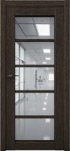 Изображение товара Межкомнатная дверь с экошпоном Aurum Doors Кобальт Co 23 Дуб Темный Зеркало