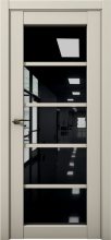 Изображение товара Межкомнатная дверь с экошпоном Aurum Doors Кобальт Co 23 Силк грей Черный лакобель