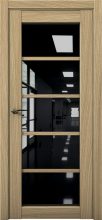 Изображение товара Межкомнатная дверь с экошпоном Aurum Doors Кобальт Co 23 Дуб Светлый Черный лакобель