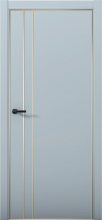 Изображение товара Межкомнатная дверь с экошпоном Aurum Doors Паладий Pd 4 Deep Blue Gold Edition