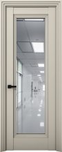 Изображение товара Межкомнатная дверь с экошпоном Aurum Doors Кобальт Co 38 Силк грей Зеркало
