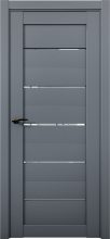 Изображение товара Межкомнатная дверь с экошпоном Aurum Doors Кобальт Co 1 Антрацит Зеркало